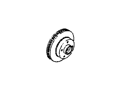 Oldsmobile Brake Disc - 14046950