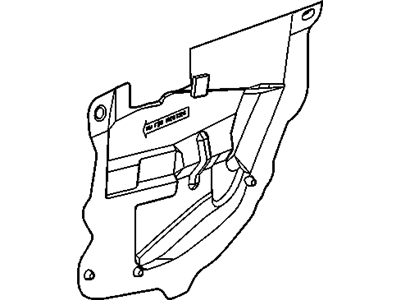 GM 10380110 DEFLECTOR, Door Inner Panel