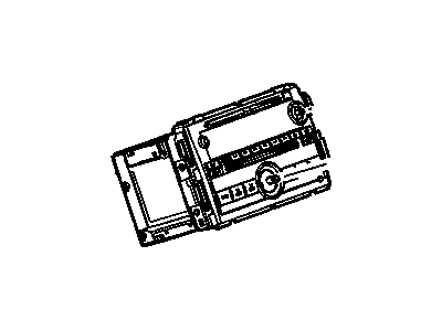 GM 20935121 Radio Assembly, Amplitude Modulation/Frequency Modulation Stereo & Clock & Mp3 Player