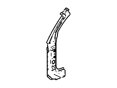 GM 21999257 Reinforcement Assembly, Body Hinge Pillar Outer Panel *Prime Ww18