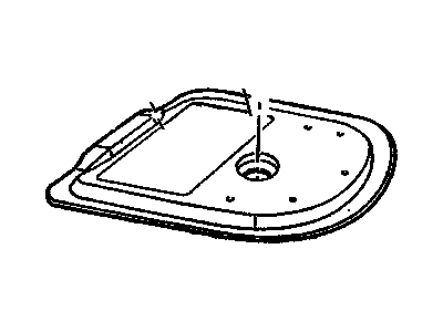 GM 25678510 Cover Assembly, R/Compartment Spare Wheel