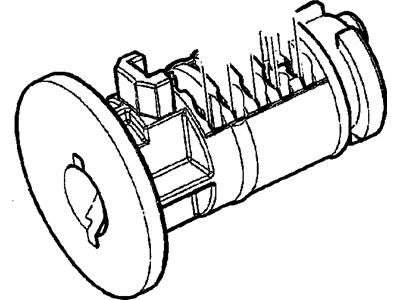 GM 15775614 Cylinder Kit, Instrument Panel Compartment Door Lock (Uncoded)