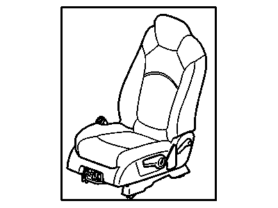 GM 15946788 Seat Assembly - Driver *Medium Duty Titanium