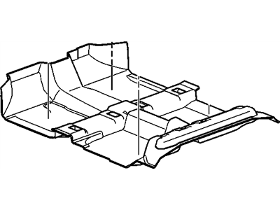 GM 20876372 Carpet Assembly, Floor Panel *Gray