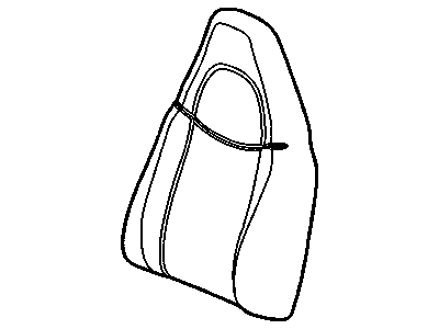 GM 88981434 Cover,Passenger Seat Back Cushion *Neutral