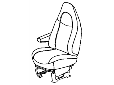 GM 15931365 Seat Assembly - Driver *Pewter I