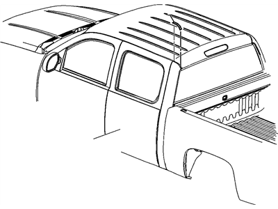 GM 20815166 Molding Assembly, Roof Panel Joint Finish *Black