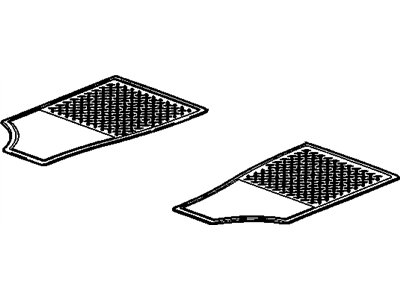 15192060 GM Mat Set,Front Floor Auxiliary Illustration 1 of 1
