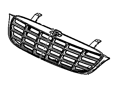 GM 10440446 Grille Assembly, Radiator *White T