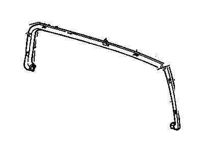 GM 15984045 Molding Assembly, Rear Window Upper Garnish