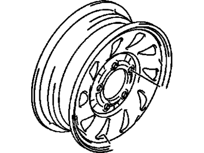 GM 91176394 Wheel Rim,Aluminum(15X6Jj) (On Esn)