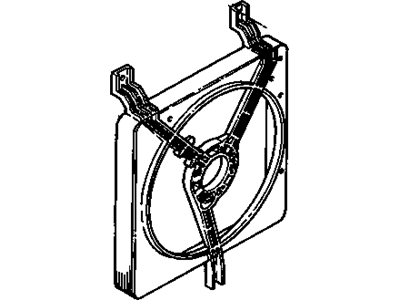 1984 Chevrolet Cavalier Cooling Fan Bracket - 22075312