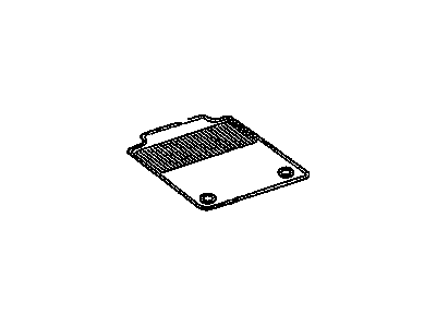 GM 12371231 Mat Pkg,Front Carpet