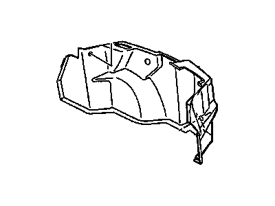 GM 25641681 Trim Assembly, Rear Compartment Side *Gry D Hether