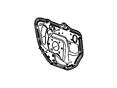 GM 15250986 Plate Assembly, Brake Pedal Bracket