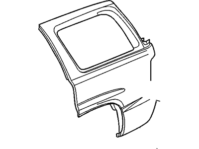 15770070 GM Body Side Outer Panel Illustration 1 of 1