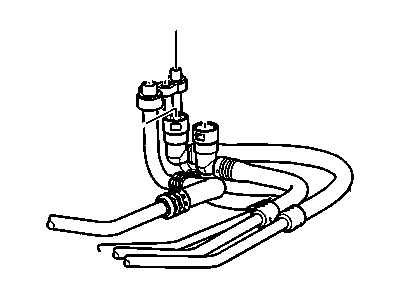 GM 89024917 Hose,Auxiliary A/C Evaporator & Auxiliary Heater