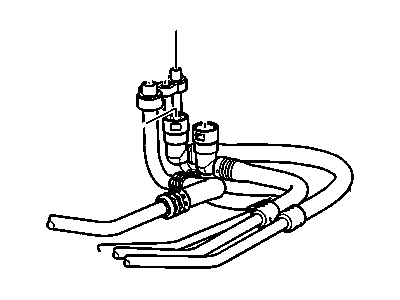 A/C Hose At Evaporator Replacement For 1994-1999 Chevy K2500 Suburban - Manual Controls (C60)