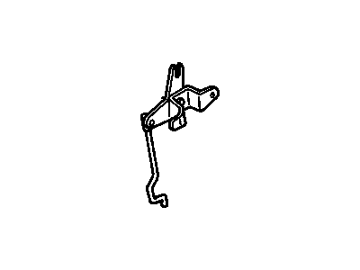 10136355 GM Rear Side Door Locking Rod Assembly Illustration 1 of 1