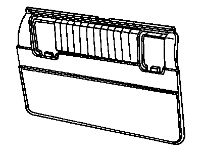 GM 10177753 Panel Assembly, Lift Gate Trim Finish *Beechwd Medium