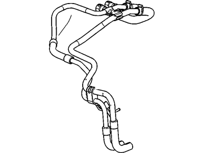 GM 24301198 Hose Assembly, Heater Inlet & Outlet (W/O Cla)