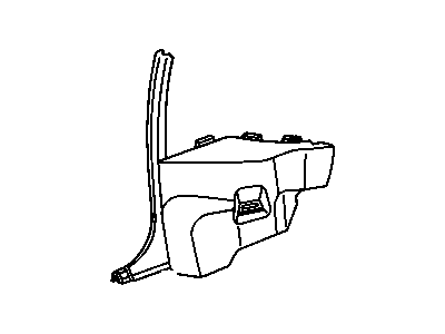 10095279 GM Panel, Quarter Lower Trim Finish *Black Illustration 1 of 1