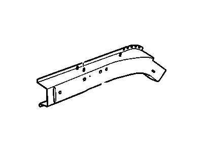 GM 15119526 Rail, Front Compartment Inner Side