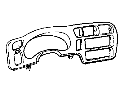 GM 15029327 Plate Assembly, Instrument Panel Accessory Trim *Beige