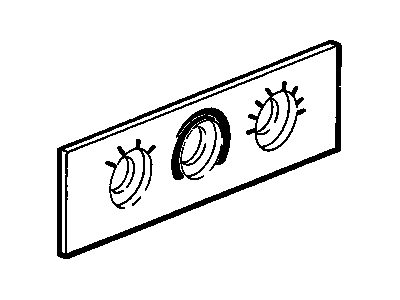 GM 16184250 Heater Control Dial