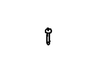 GM 22614781 Guide Asm,Driver Seat Head Restraint *Pewter