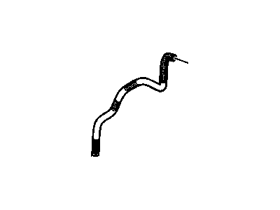 GM 25880382 Radiator Surge Tank Overflow Hose Assembly