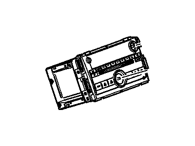 GM 25840246 Radio Assembly, Amplitude Modulation/Frequency Modulation Stereo & Clock & Audio/Vide