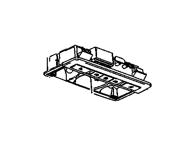 GM 26264952 Lamp Assembly, Dome & Reading *Cashmere