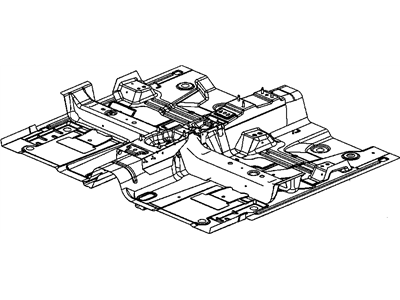 2005 Saturn Ion Floor Pan - 15922880