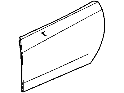 GM 15224387 Door Assembly, Front Side