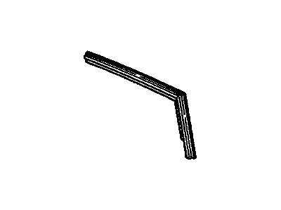 GM 20341706 Molding Assembly, Reveal Quarter Window Rear *Paint To Mat