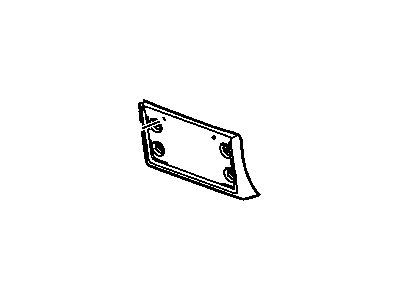 GM 95051457 Attachment Pkg, Front License Bracket