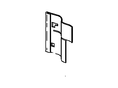 GM 25635586 Seal,Radiator LH Side