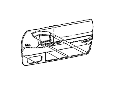 GM 12539182 Panel,Front Side Door Trim