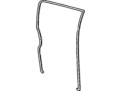 GM 15126640 Weatherstrip Assembly, Rear Side Door