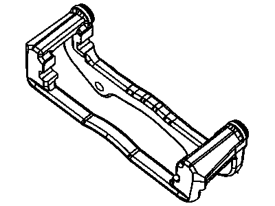 GM 22799111 Bracket, Front Brake Caliper *Silver