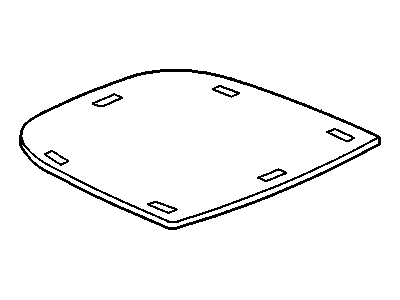 GM 25669495 COVER, Spare Tire Compartment