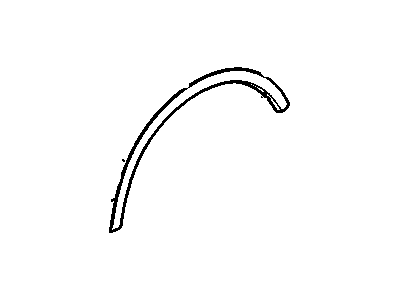 GM 22785288 Flare Assembly, Rear Wheel Opening *"No Color"