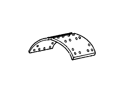 88935893 - Genuine GM Facing Kit,Rear Brake Shoe