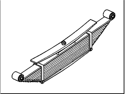 1991 Chevrolet P30 Leaf Spring - 15151122