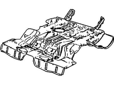 GM 24412866 PANEL, Rear Compartment Floor