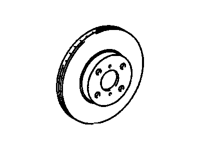 1994 Chevrolet Prizm Brake Disc - 94854148