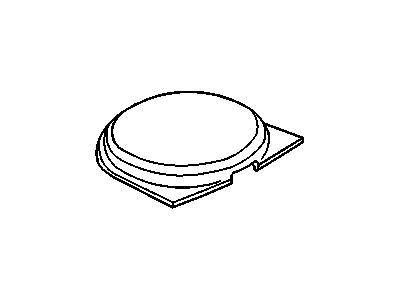 GM 10278945 Cover, Rear Compartment Spare Wheel Stowage Auxiliary