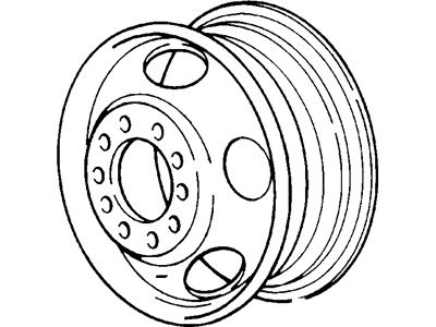 Chevrolet P30 Spare Wheel - 25990232
