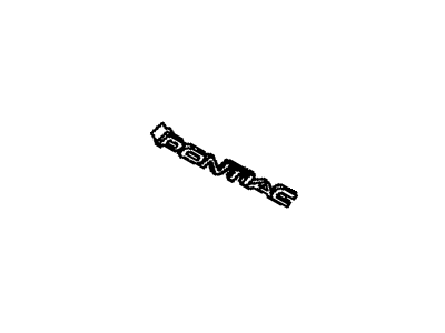 Pontiac Grand Am Emblem - 10233358